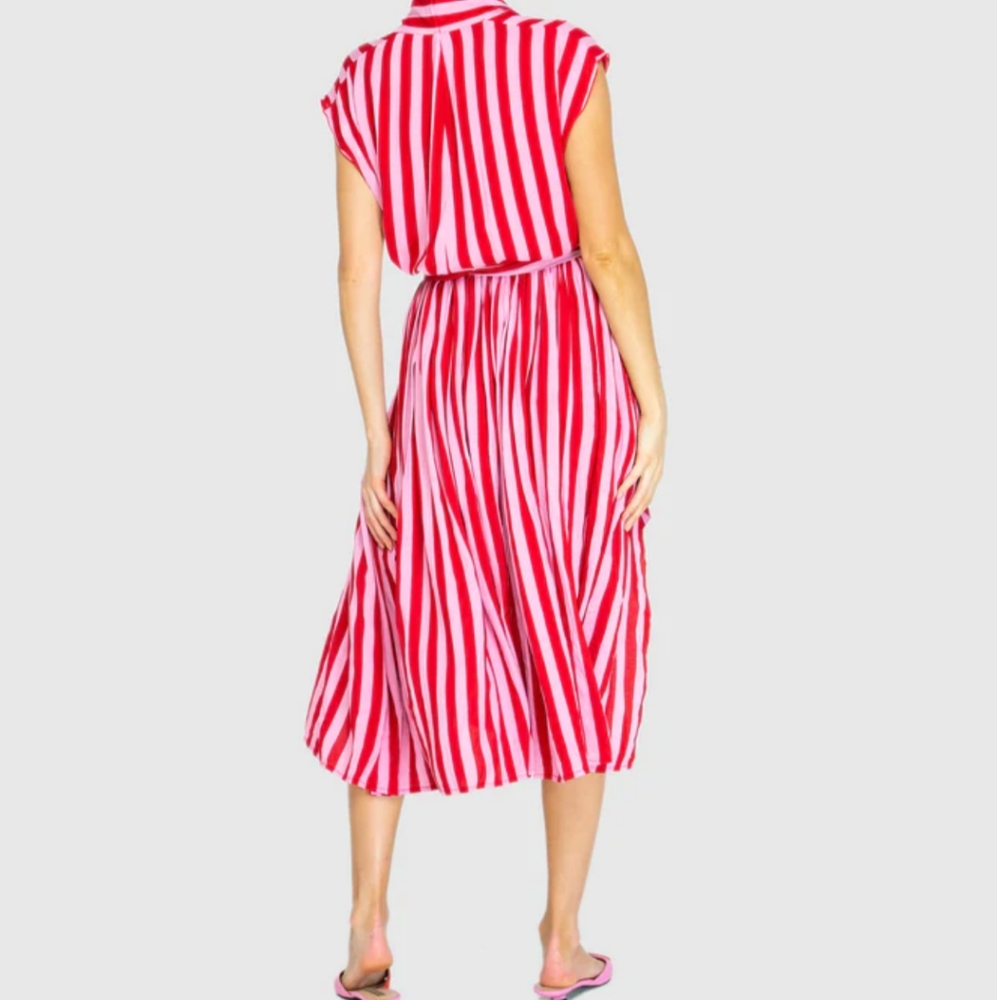 ISO State of Georgia The Point Dress in Whippy Pink - Picture 5 of 13